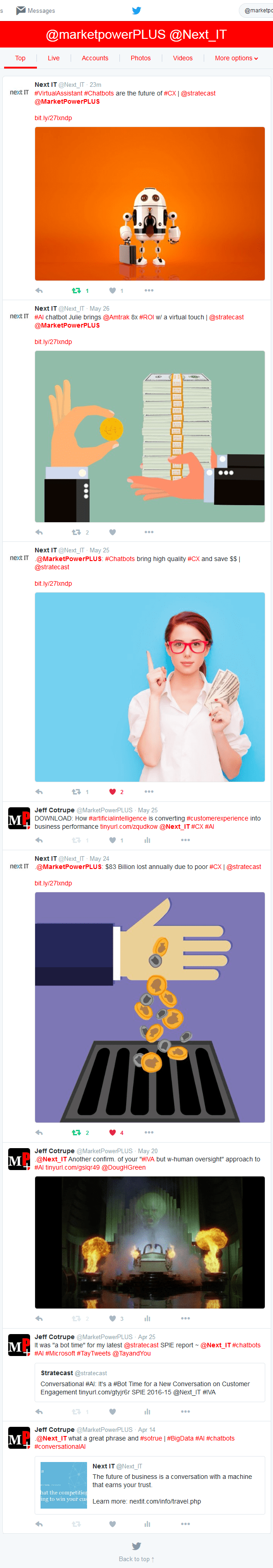 Next IT Twitter campaign! 1 Recap search1 - Copy